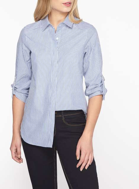 Blue Pin Stripe Shirt